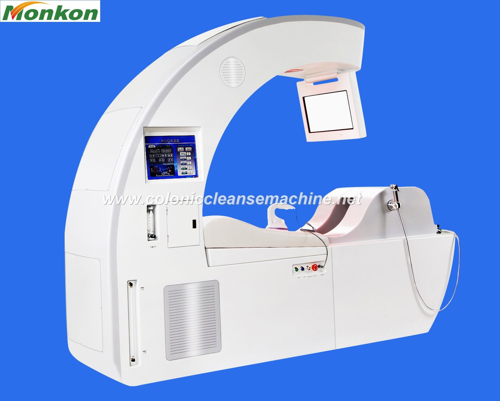Woman Clogged Colonic Machine